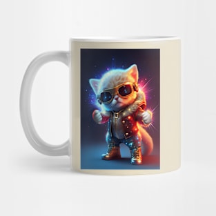 Cute Cosmic Cat - Anime Art design Mug